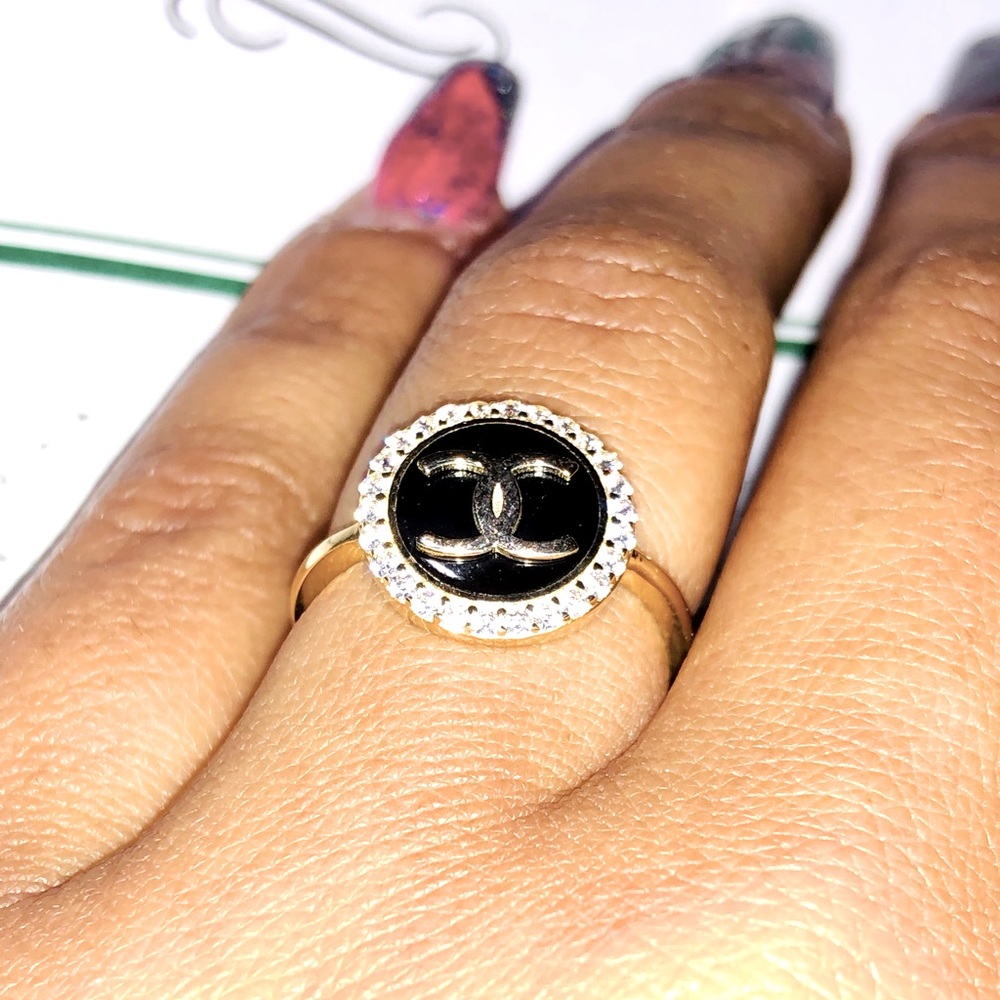 10k Solid Real Gold designer Ring Free Appraisal Not plated Not fake Huge sale!